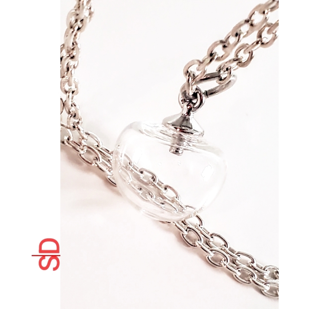 Handblown Glass Pendant Necklace